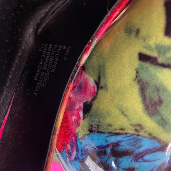 STEVE MADDEN NALA FLORAL PLATFORM PUMP Sz 8 - Picture 9 of 11